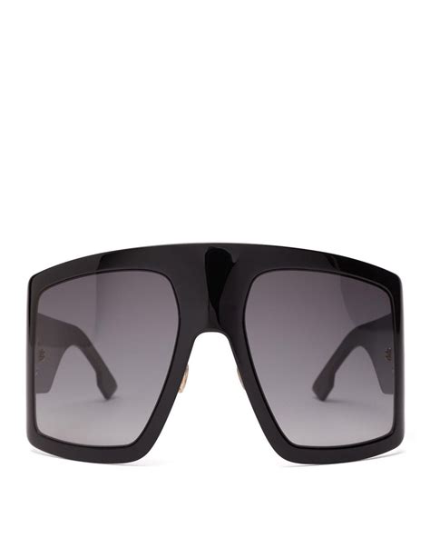 christian dior solight1|Dior Solight1 Oversized Acetate Sunglasses in Black.